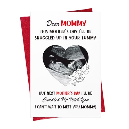 First Mother's Day Card with Photo Insert - Keepsake Gift for New Moms