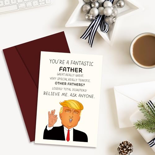 Funny Greeting Card for Dad - Humorous Gift for Men