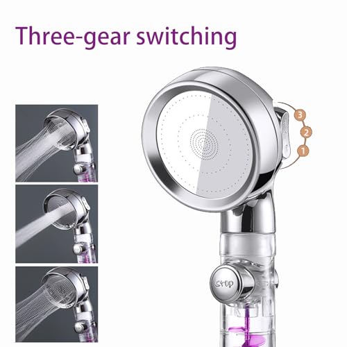 ANIS KEBBR Turbo Filter Shower Head Style 01 - High Pressure & Chlorine Removal