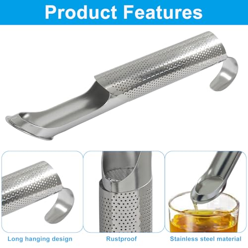 OSVJE Stainless Steel Tea Diffuser with Cleaning Brush - 1 Pack