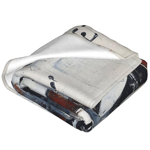 Guitar Blanket - Soft Flannel Throw for Music Lovers, 50"x40"
