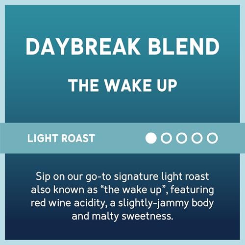 Caribou Coffee Light Roast Ground Coffee - 100% Arabica Daybreak Morning Blend, 20 Ounce Bag