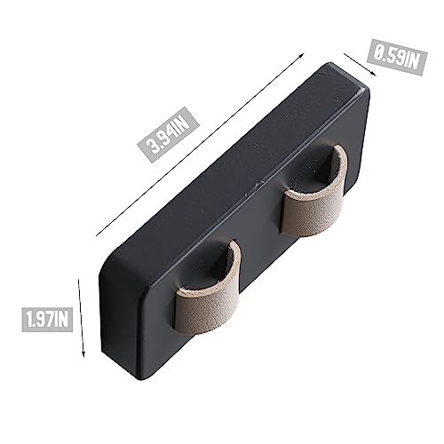 Wall-Mounted Sunglasses Organizer - Short Grey Bamboo Eyewear Holder Rack