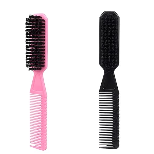 Double-Sided Neck Duster Brush with Soft Nylon Bristles for Barber and Home Grooming