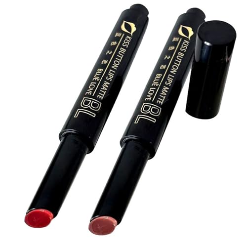BLUE LOVE Jelly Gloss Lipstick Set - 2 Pcs Hydrating Lip Gloss