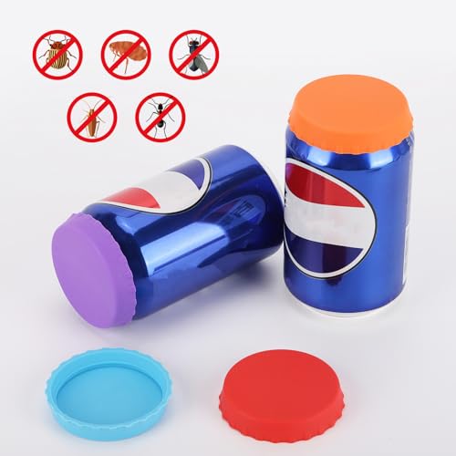 18Pcs Reusable Silicone Soda Can Lids - Multi-Color Carbonation Savers