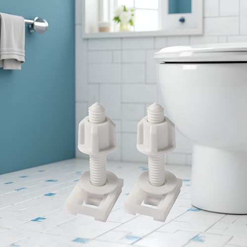 Universal Toilet Seat Screws and Nuts Set with Washers - 2 Pcs
