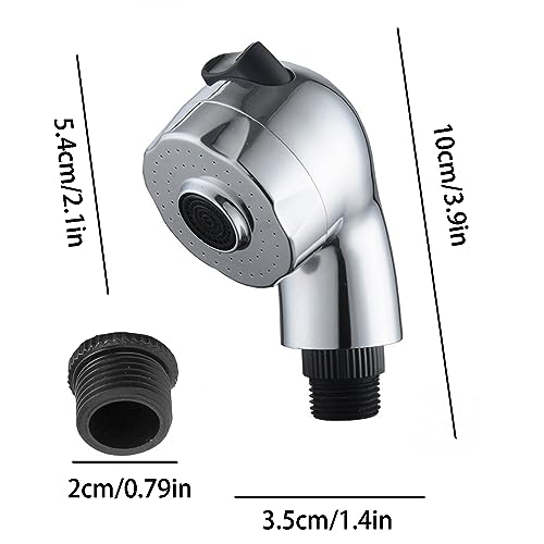 Salon Shampoo Bowl Shower Head with Top Control Button, 2-Function Sprayer