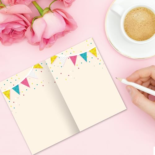 Funny Birthday Card for Mom, Dad & Friends - 8x5.3 Inch