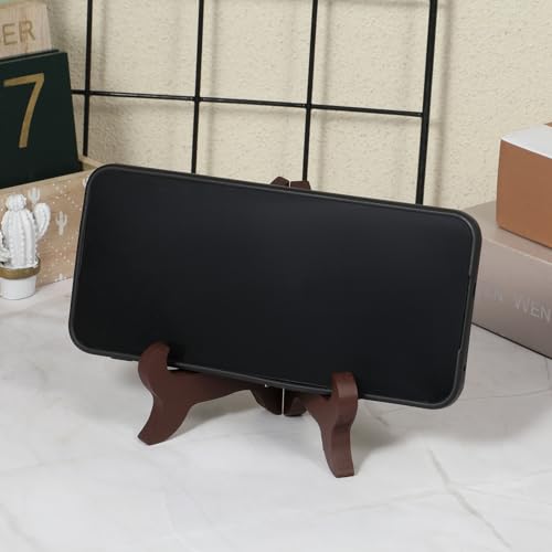 4-Inch Wooden Plate Holder Stand for Display - Fyntave