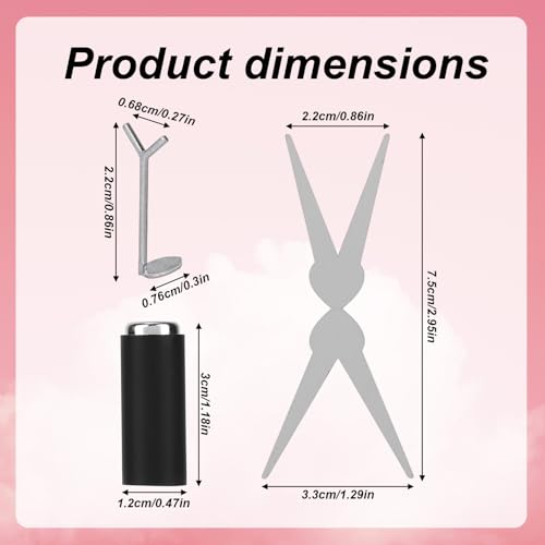 BOXOB 4-Piece Cat Eye Magnet Tool Set for Nail Art Design
