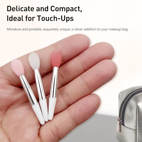 Kootinn Silicone Lip Brush Set, 15 Pcs Lipstick Applicators