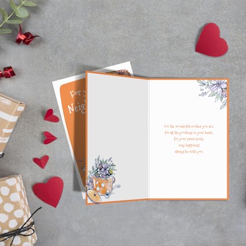 Happy Mother's Day Card for Neighbors - Premium Double-Sided Design
