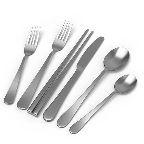 28-Piece Stainless Steel Flatware Set for 4 - Elegant Silverware Collection