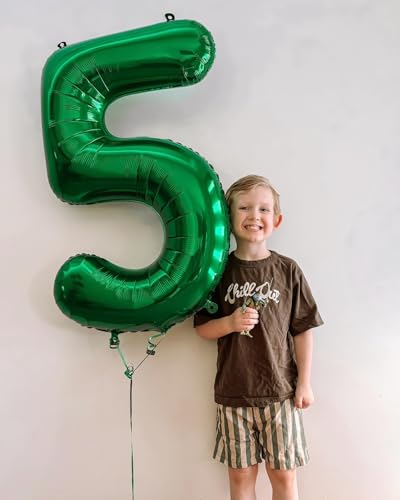 Green Number 6 Balloon 40 Inch - Foil Birthday Party Decoration