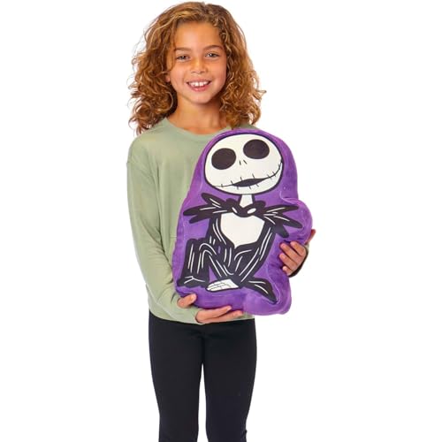 Nightmare Before Christmas Blanket and Pillow Set for Kids - Jack Skellington Travel Accessories
