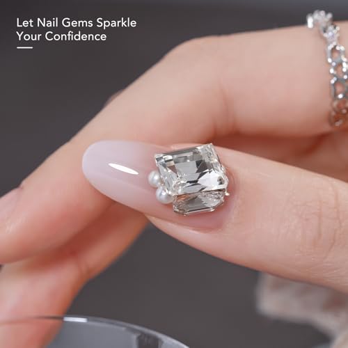 GAOY Nail Rhinestone Glue Gel 15ml with Brush and Dotting Pen