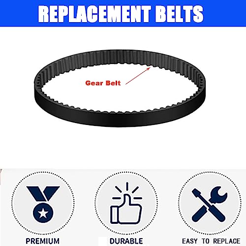 2-Pack Replacement Vacuum Belts for Shark Navigator Lift-Away Upright Vacuums