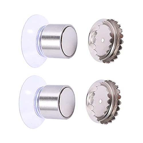 Magnetic Stainless Steel Soap Holder - Wall Mounted, 2-Pack