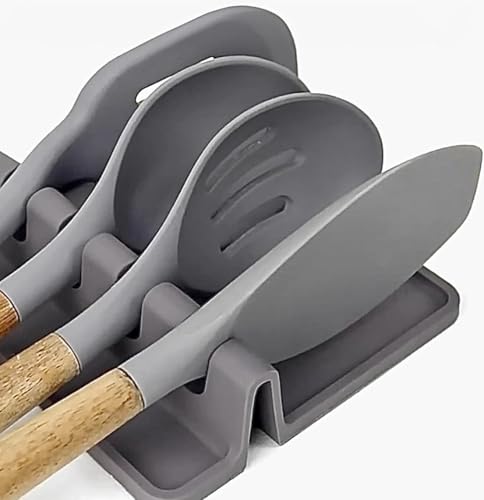 Silicone Utensil Rest Pad - Heat-Resistant Kitchen Tool Organizer