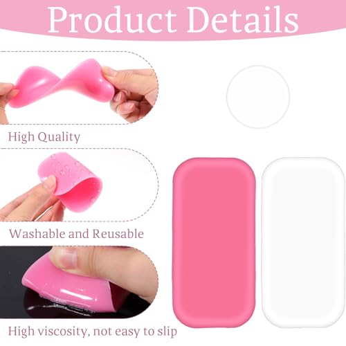 3 PCS Silicone Lash Pads Reusable Eyelash Extension Holders