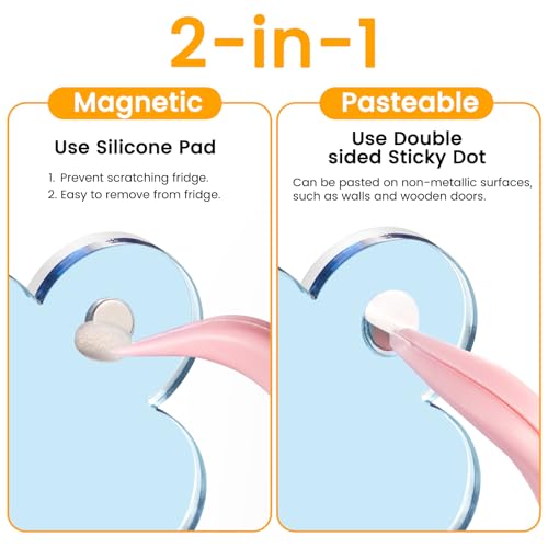 Colorful 4 Pack Acrylic Magnetic Photo Frames for Instax Mini