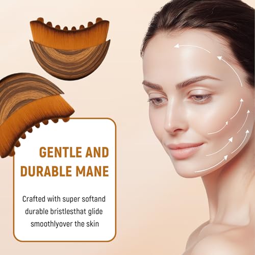 Sprsum Lymphatic Contour Face Brush & Soft Drainage Massager