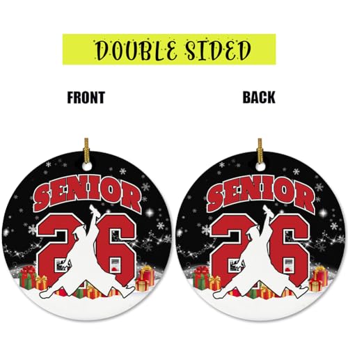 Class of 2026 Ceramic Christmas Ornament - Graduation Gift