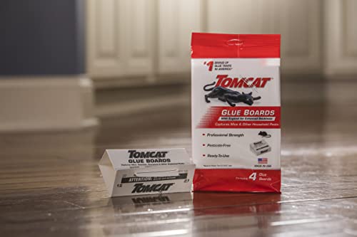 Tomcat Glue Boards with Eugenol - 12 Sticky Traps for Indoor Pest Control