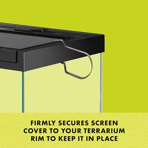 Zilla Reptile Terrarium Screen Clips - Small, 2 Pack