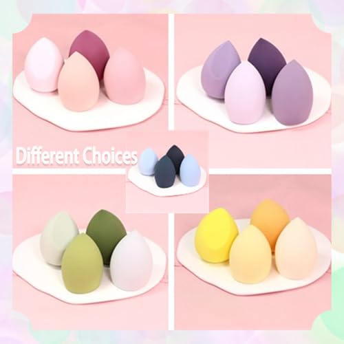 Benepoint Makeup Sponge Set - Soft Latex-Free Blending Sponges 4Pcs