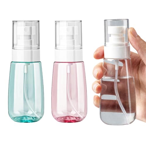 JUNIPLTER Mini Spray Bottles 3 Pack 2oz Fine Mist Travel Refillable