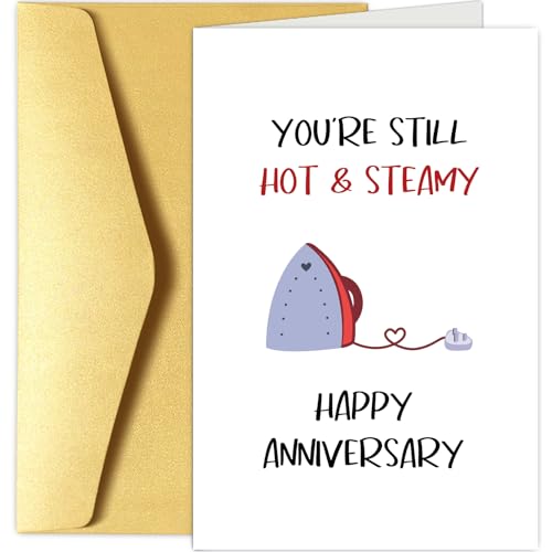 Funny Iron Anniversary Card for 6 Years - You're Still Hot