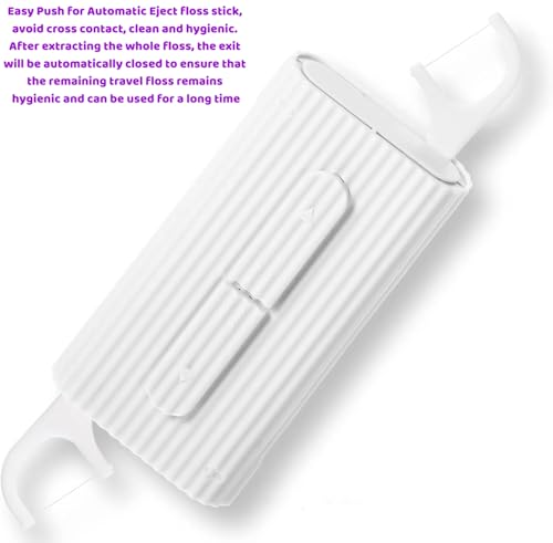 Berocia Portable Automatic Dental Floss Dispenser Case with 10 Flosser Sticks
