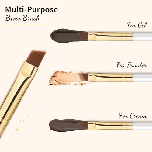 Docolor Duo Angled Eyebrow Brush and Spoolie Makeup Tool