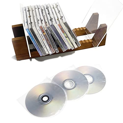 50PCS Anti-Static CD/DVD Inner Sleeves for 5-Inch Storage