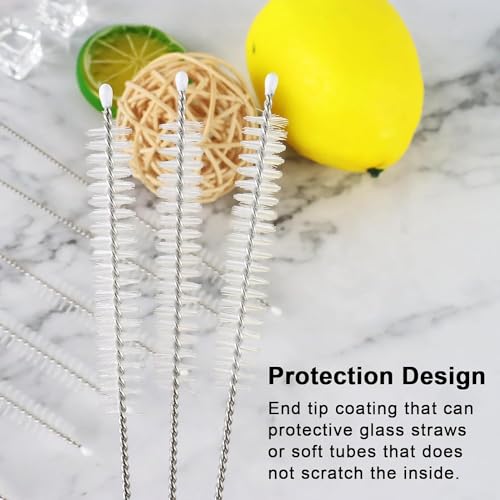 GL-Auking Owala 16oz Metal Straw Set with Cleaner for FreeSip Bottle – Reusable Drinking Straw Replacement