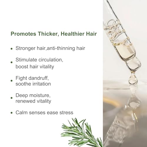Organic Rosemary Hair Growth Oil & Scalp Treatment with Shower Cap