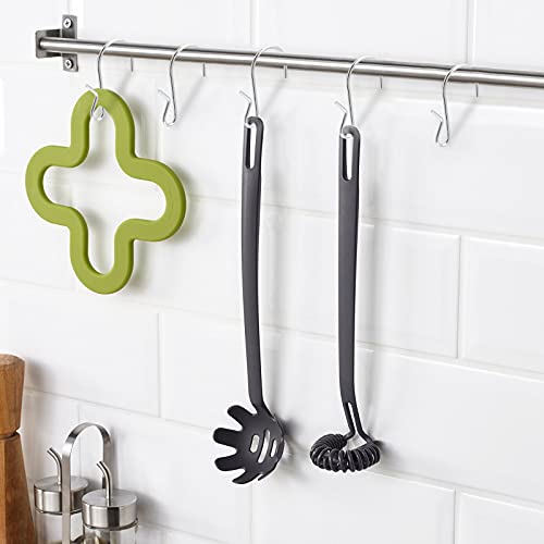 Bonsicoky Stainless Steel S Shaped Hooks - 20PCS for Hanging