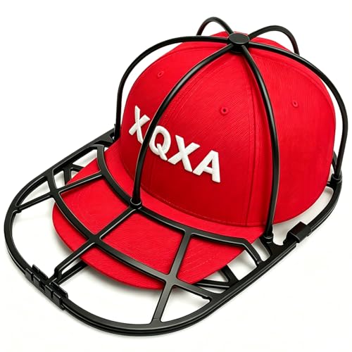 XQXA Hat Washer Cage for Baseball Caps - Black, 1 Pc, Fits All Sizes