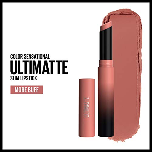 Maybelline Color Sensational Ultimatte Matte Lipstick, More Buff Pink Beige
