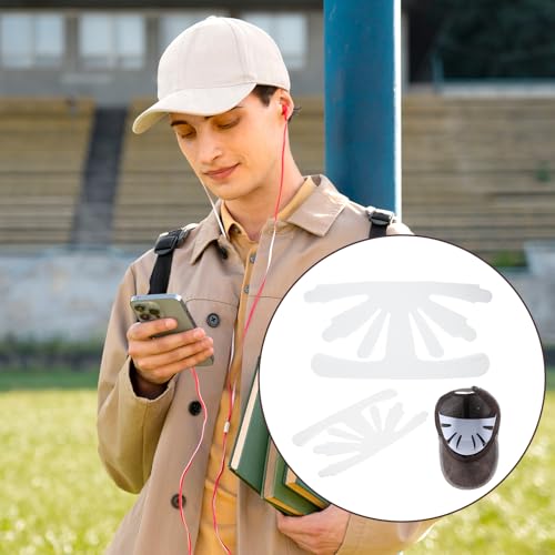 Baseball Cap Shaper Inserts - 10 Pack White Plastic Hat Support Liners