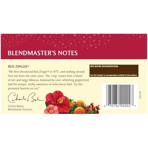Celestial Seasonings Hibiscus Herbal Tea - Caffeine Free, 20 Bags