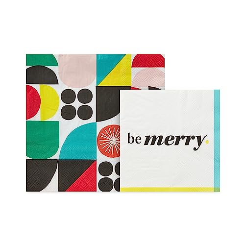 Hallmark Bold Black, White & Red Party Supplies Set for 16