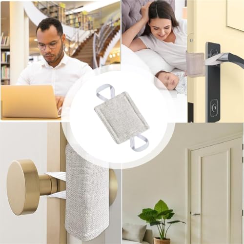 YLUNWUDE Door Silencer Cushion for Noise Reduction, Door Jammer & Slam Preventer, Fits Various Door Sizes, Nursery & Home Use