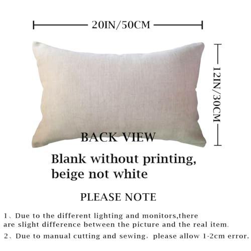 Welcome Decorative Lumbar Pillow Cover - 12x20 Inch Black Farmhouse Style