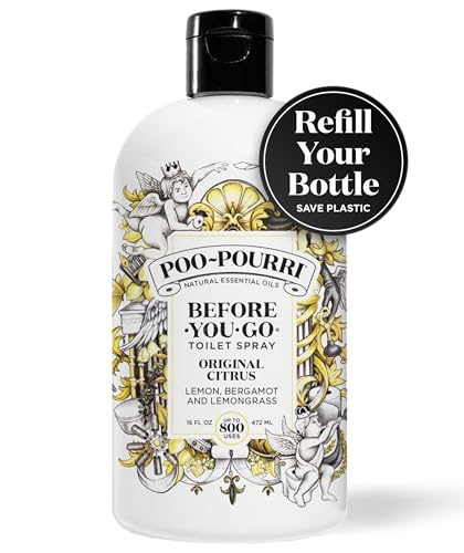 Poo-Pourri Before-You-Go Toilet Spray Refill, Original Citrus, 16 Fl Oz (Pack of 1)