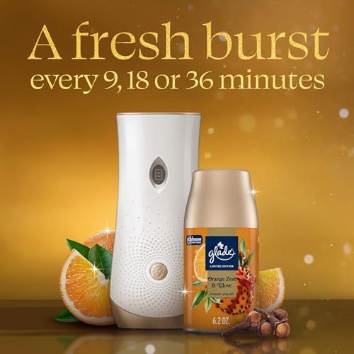 Glade Automatic Spray Refill - Orange Zest & Clove, 6.2 oz