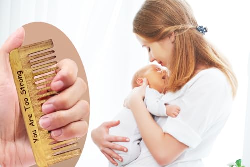 Natural Wood Birthing Comb for Labor Pain Relief and Delivery Essentials