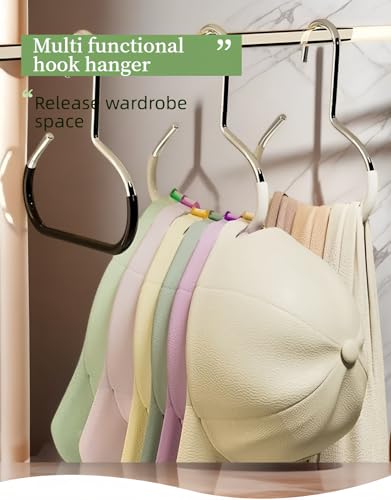 Multi-Function Wall-Mounted Hat & Scarf Organizer - Durable PVC Coated Hangers, 10PCS